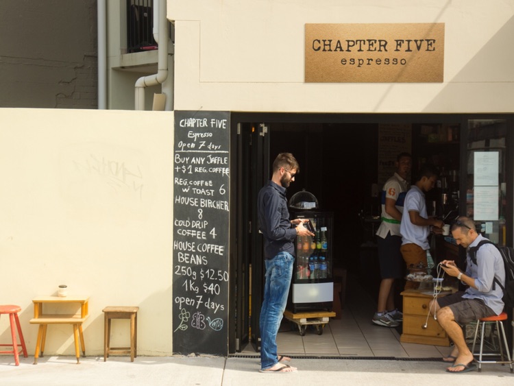 Chapter Five Espresso slider image